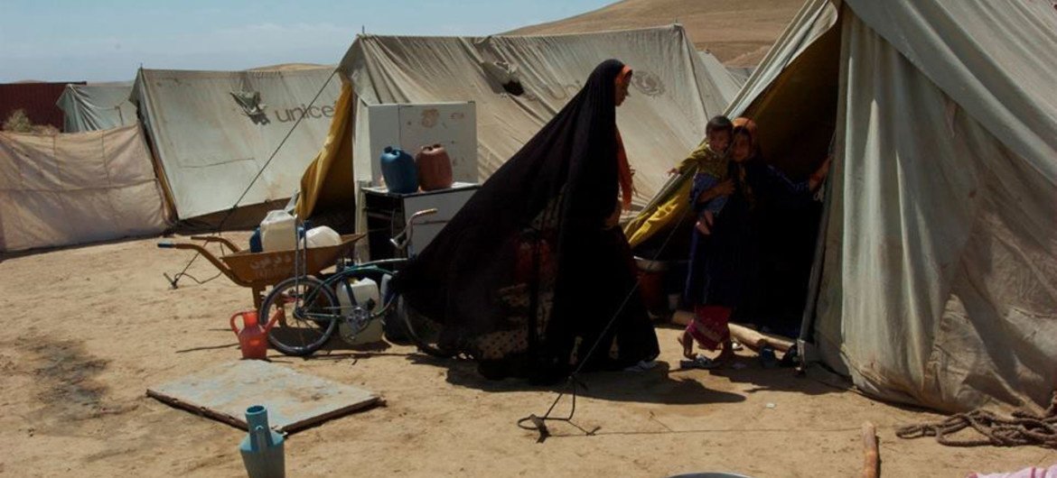 An IDP camp in the northern Afghanistan Province of Balkh.