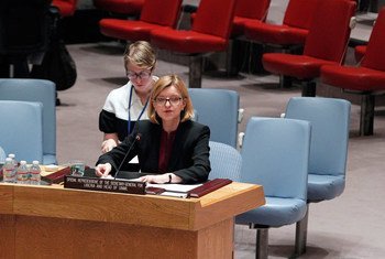 La Représentante spéciale du Secrétaire général des Nations Unies pour le Liberia, Karin Landgren, au Conseil de sécurité.