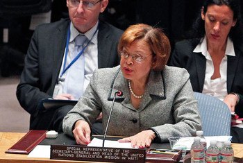 Special Representative and Head of the UN Stabilization Mission in Haiti (MINUSTAH) Sandra Honoré.