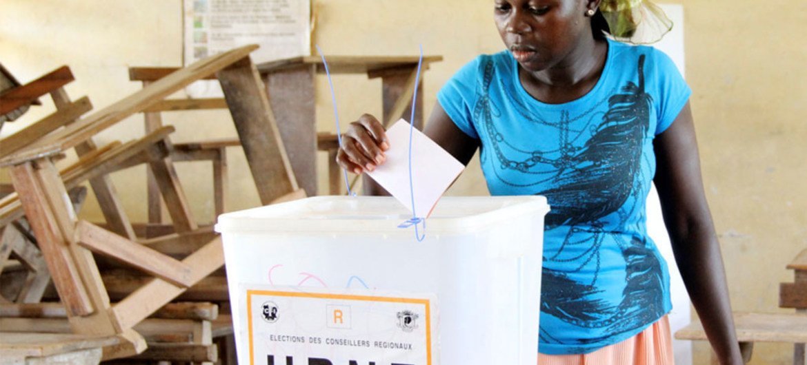 Elecciones regionales y municipales en Côte d’Ivoire en 2013  Foto: UNOCI