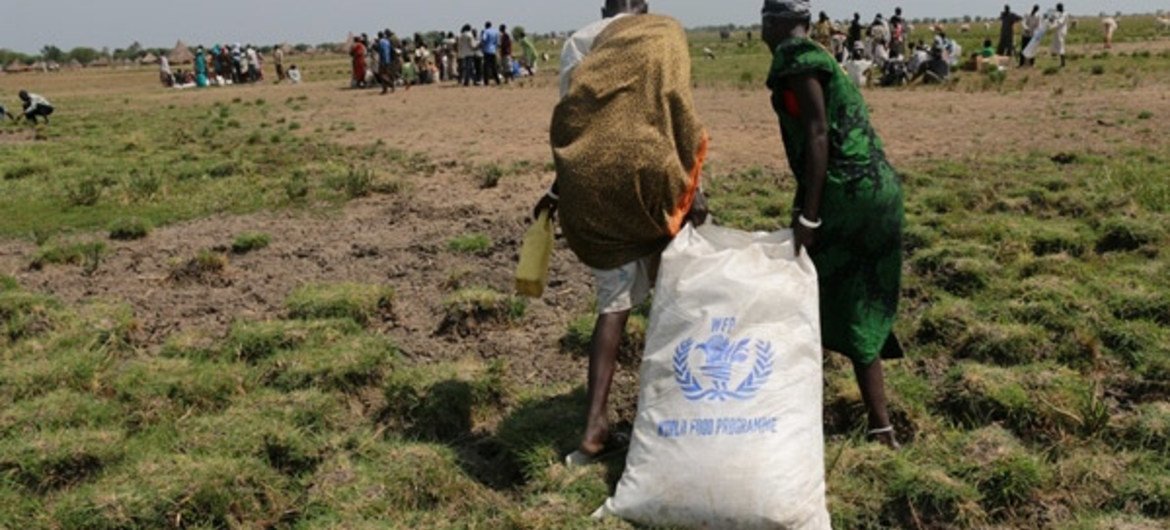 Across South Sudan, WFP and its partners have reached around half a million people displaced or otherwise directly affected by conflict since the crisis erupted in December 2013.