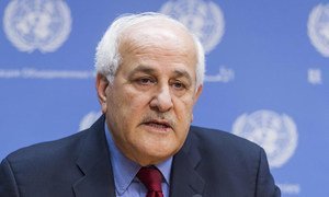 Palestinian Authority Ambassador Riyad Mansour confirms delivery of applications to join international conventions and treaties.