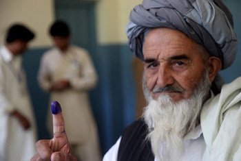 Afghans across the country's 34 provinces are taking part in historic elections.