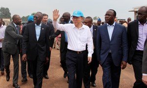 Secretary-General Ban Ki-moon visited the Central African Republic on 5 April to spotlight the ongoing crisis.