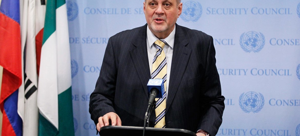 秘书长伊拉克事务特别代表兼联合国伊拉克援助团负责人库比什。联合国图片/Paulo Filgueiras