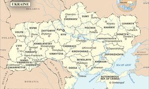 Map of Ukraine. Source: UN Cartographic Section