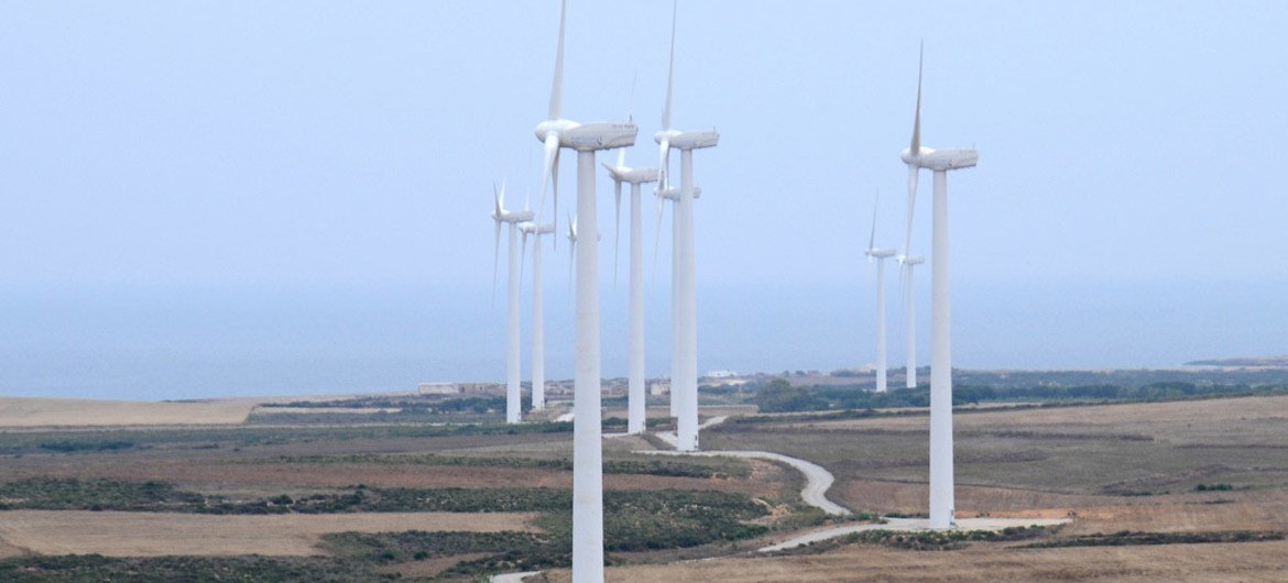 突尼斯的风力发电。世界银行图片