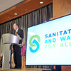 Secretary-General Ban Ki-moon addresses an event entitled, “Sanitation and Water for All", in Washington, DC.
