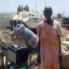 Civiles huyen de la violencia en Bentiu, Sudán del Sur  Foto: UNMISS/Mihad Abdallah