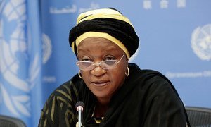 Special Representative on Sexual Violence in Conflict Zainab Bangura briefs the press.