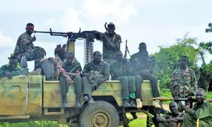 Soldiers are more numerous than civilians in the Blue Nile state. (file)
