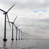 توليد الطاقة بالرياح قبالة ساحل الدنمارك في محطة ميدلغرودين التي تضم 20 توربينا. 