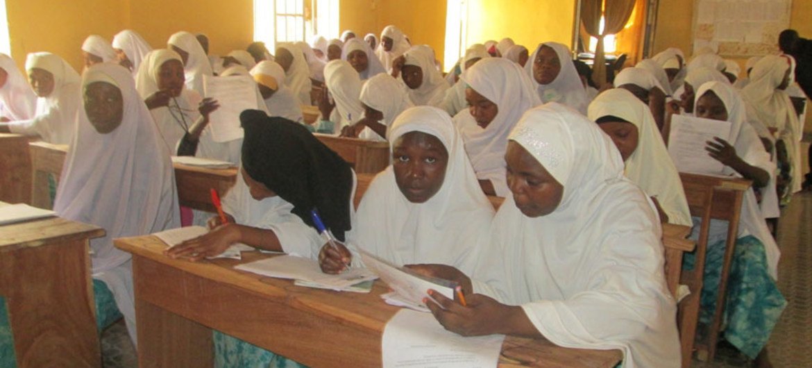 Escolares en un centro en Kano, en el noroeste de Nigeria  Foto:UNIC Lagos