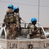 قوات حفظ السلام التابعة للامم المتحدة في دورية في كيدال، مالي.