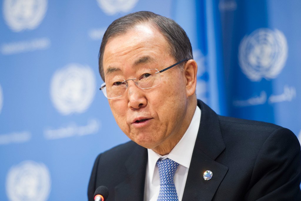 Secretary General Ban Ki-moon.