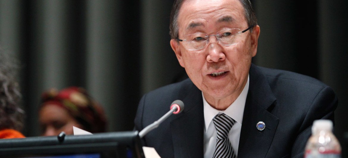 Ban Ki-moon. Foto ONU/Paulo Filgueiras.
