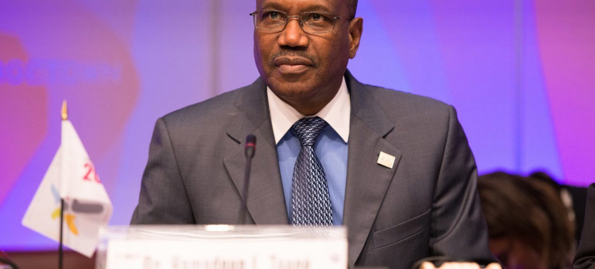 ITU Secretary-General Hamadoun l. Touré addresses the High-Level Event on the World Summit on the Information Society (WSIS)+10 in Geneva, Switzerland.