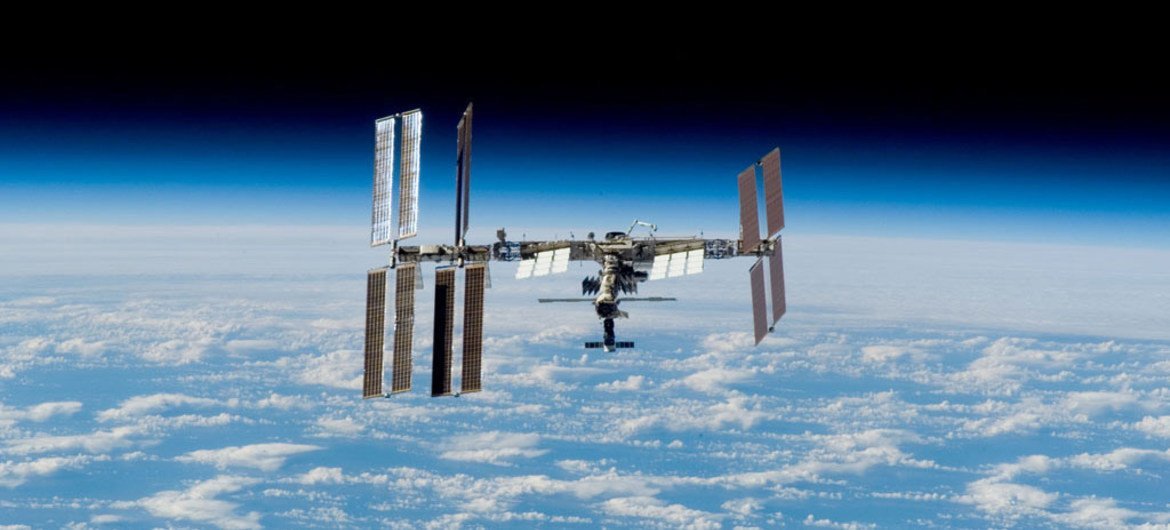 Station spatiale internationale (2008). Photo : NASA