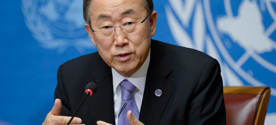 El Secretario General de la ONU, Ban Ki-moon, Foto archivo: ONU/Jean-Marc Ferré