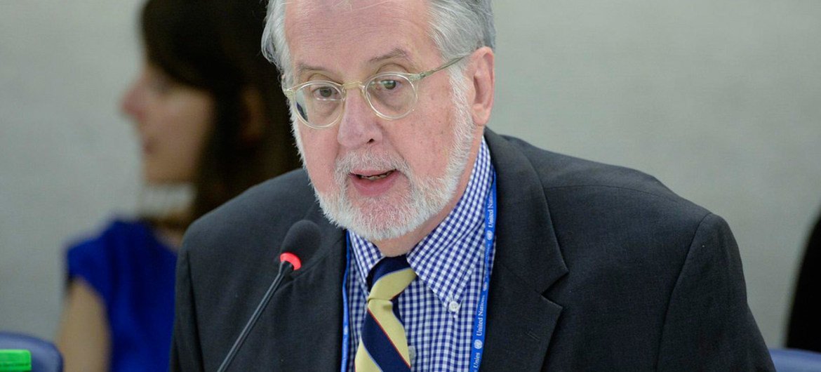 Paulo Pinheiro, presidente de la Comisión Internacional de Investigación sobre Siria  Foto:ONU/Jean-Marc Ferré