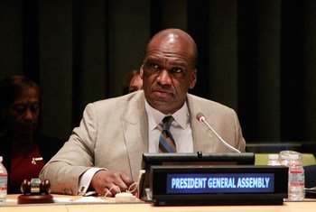 رئيس الجمعية العامة، جون آش. صور الأمم المتحدة / باولو