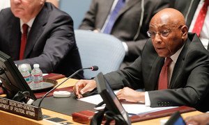 Assistant Secretary-General for Political Affairs Tayé-Brook Zerihoun briefs the Security Council on the situation in Ukraine.