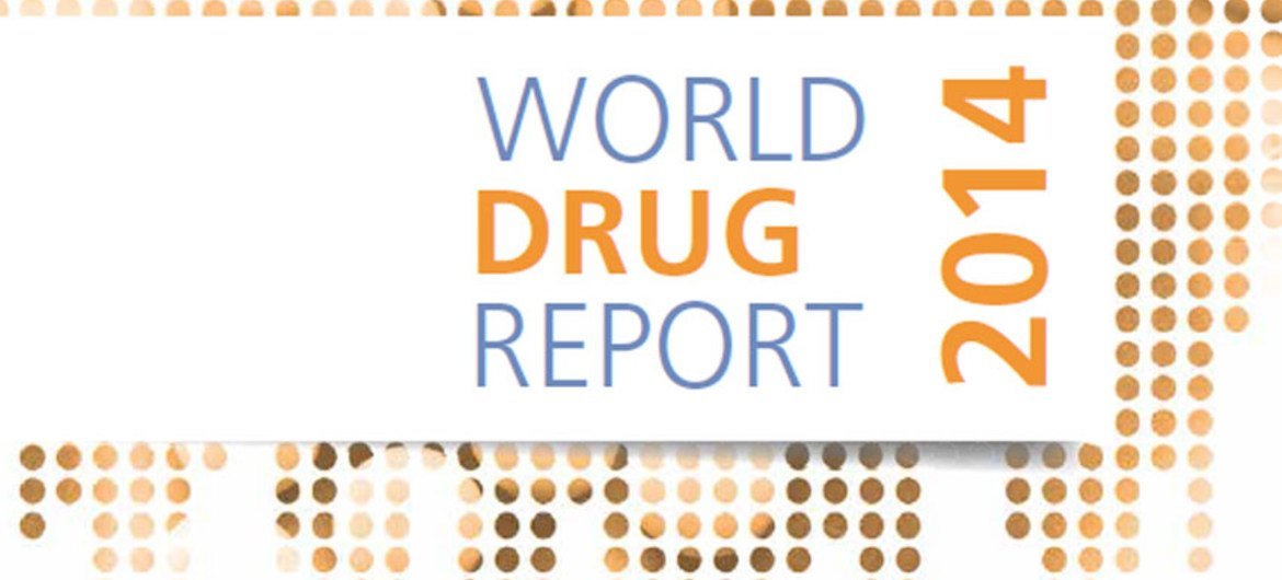 التقرير العالمي عن المخدرات 2014. صورة من مكتب المخدرات والجريمة