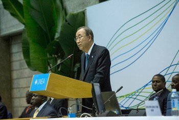 El Secretario General de la ONU, Ban Ki-moon, participa en la Asamblea de la ONU sobre Medio Ambiente  Foto:PNUMA