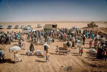 Des réfugiés syriens arrivent en Jordanie. Photo : HCR/J.Kohler