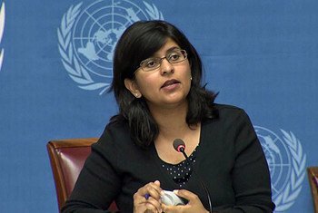 رافينا شامداساني، المتحدثة باسم المفوضية السامية لحقوق الإنسان. المصدر: الأمم المتحدة/ الوسائط المتعددة