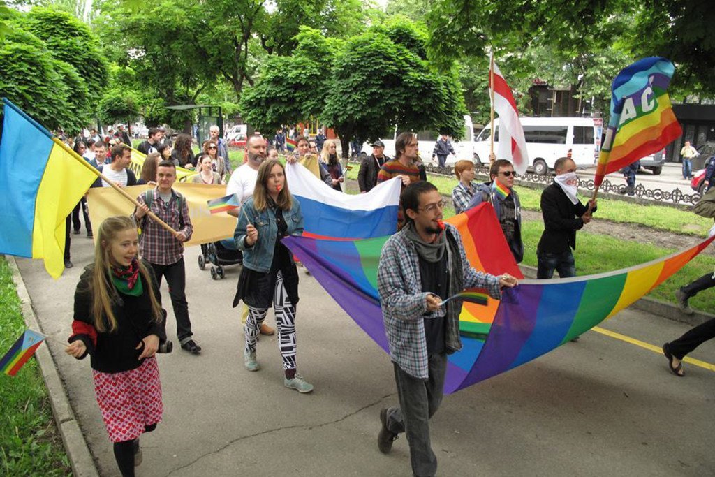 性少数群体举行骄傲游行。