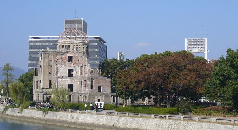 Memorial da Paz de Hiroshima, em Hiroshima, no Japão.