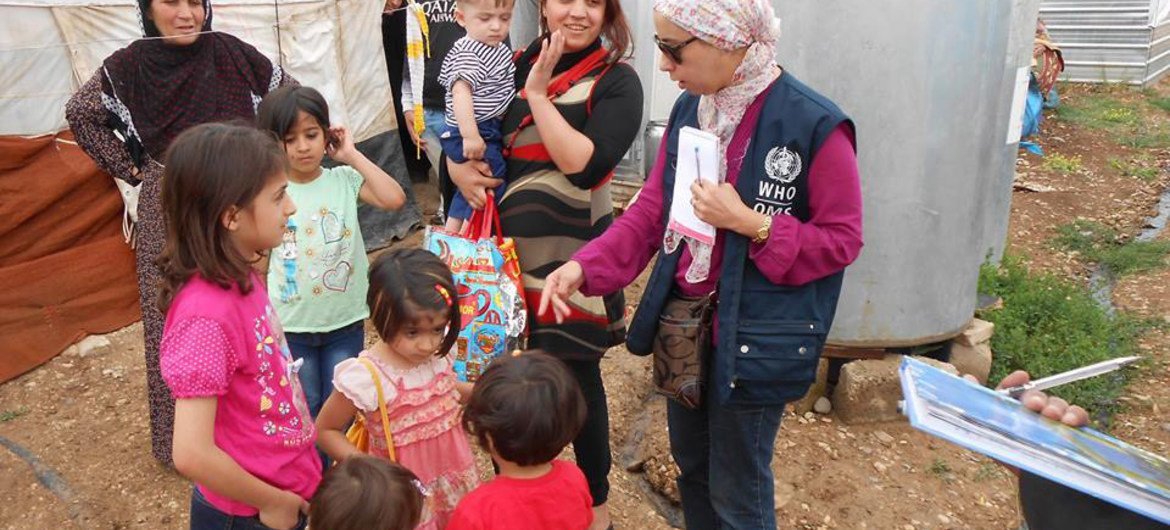 WHO responds to health challenges facing people trapped on Iraq’s Mount Sinjar.