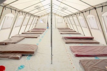 UNICEF assisted the Liberian government and Médecins Sans Frontières (MSF) to complete an expansion of the ELWA Ebola Treatment Centre outside Monrovia, creating the largest such facility in history.