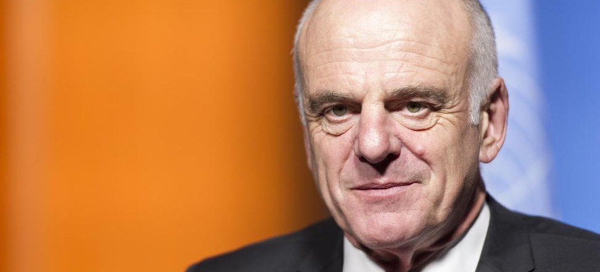 Senior UN System Coordinator for Ebola Virus Disease, David Nabarro, talks with UN News Centre about efforts to contain unprecedented outbreak in West Africa.