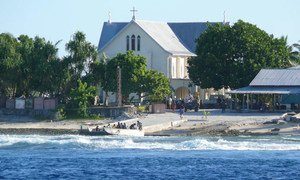 Tokelau's low-lying Nukunonu Atoll, is vulnerable to the impacts of climate change.