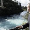 Secretary-General Ban Ki-moon visits Huka Falls, near Lake Taupo, New Zealand.