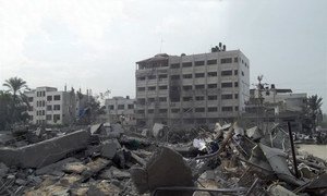 Parts of Gaza have been decimated by Israeli strikes.