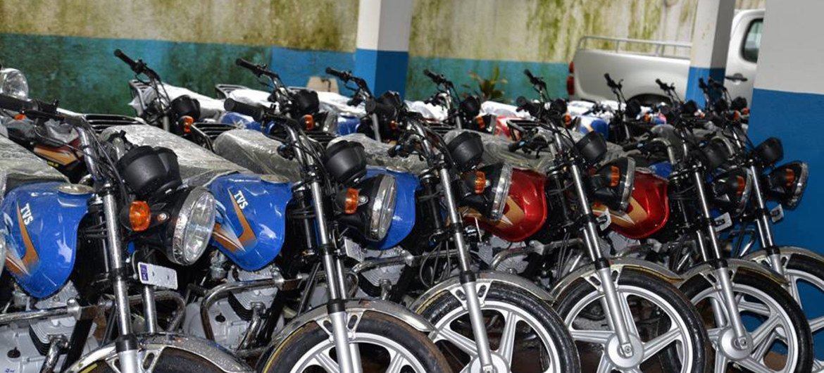 WHO has donated 24 motorcycles to the Ministry of Health in Guinea to support Ebola contact tracing activities in eight districts in the country.