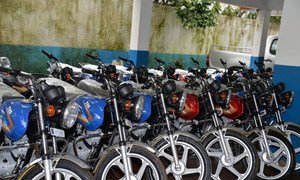 WHO has donated 24 motorcycles to the Ministry of Health in Guinea to support Ebola contact tracing activities in eight districts in the country.