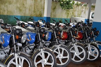 WHO has donated 24 motorcycles to the Ministry of Health in Guinea to support Ebola contact tracing activities in eight districts in the country.