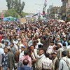 A demonstration in the Yemeni capital, Sana’a.