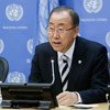 El Secretario General de la ONU, Ban Ki-moon durante una rueda de prensa en Nueva York  Foto:  ONU/ Evan Schneider