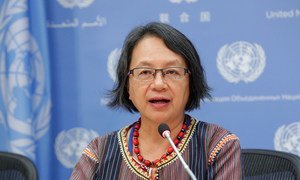 Special Rapporteur on the rights of indigenous peoples Victoria Tauli-Corpuz.