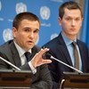乌克兰外长科里姆金在联合国纽约总部召开记者会。联合国图片/Cia Pak