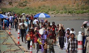 Iraqis fleeing from militants earlier in 2014. The number of Iraqis now seeking refuge in Jordan and Turkey is rising.