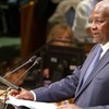 Sam Kahamba Kutesa, President of the sixty-ninth session of the General Assembly, addresses the general debate of the session.