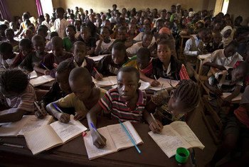 Children at a public school in Bamako, Mali.