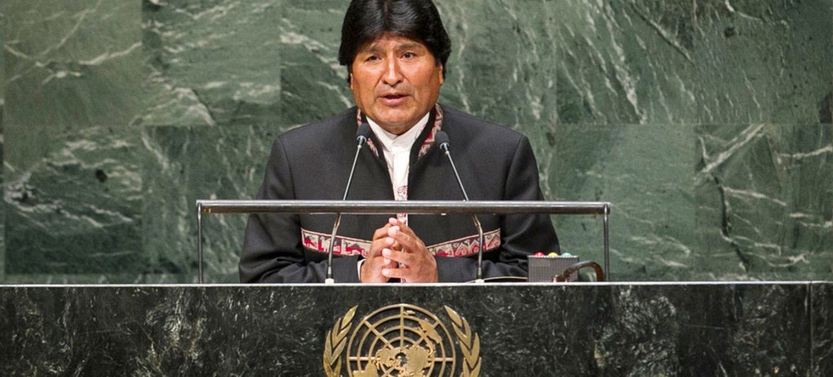 El presidente de Bolivia, Evo Morales  Foto archivo: Cia Pak