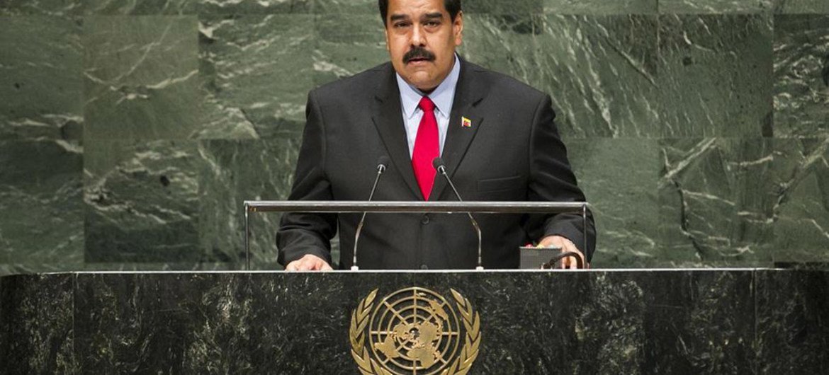 President Nicolás Maduro Moros of Venezuela addresses General Assembly.